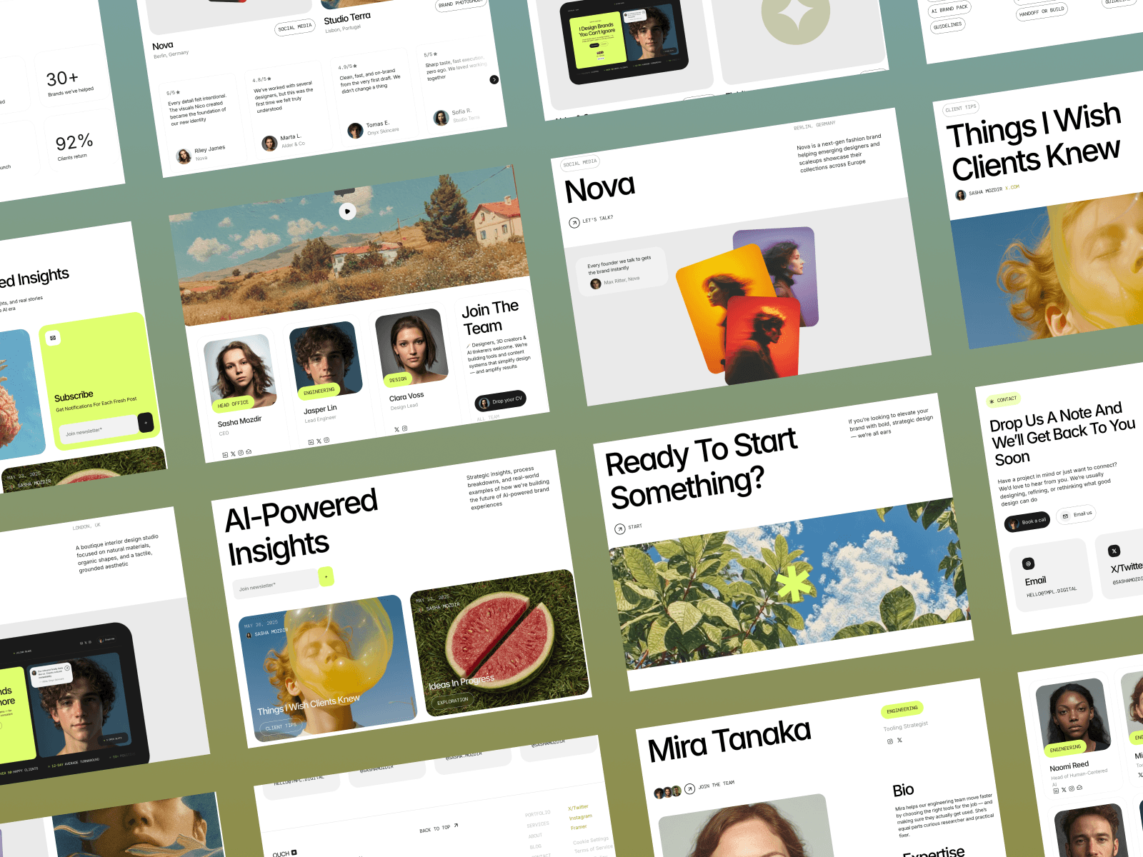 AI Agency Website Framer Template